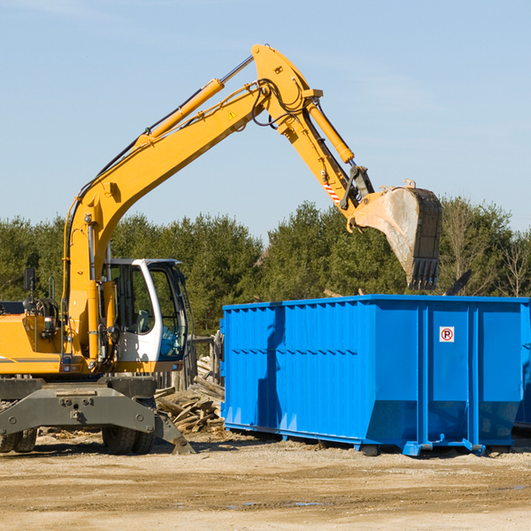 what size residential dumpster rentals are available in Perkins